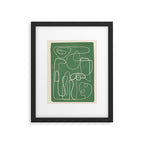 Lines in Space 7 Framed Art Print Gallery Image 4