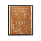 Lines in Space 8 Framed Canvas Print Gallery Image 6