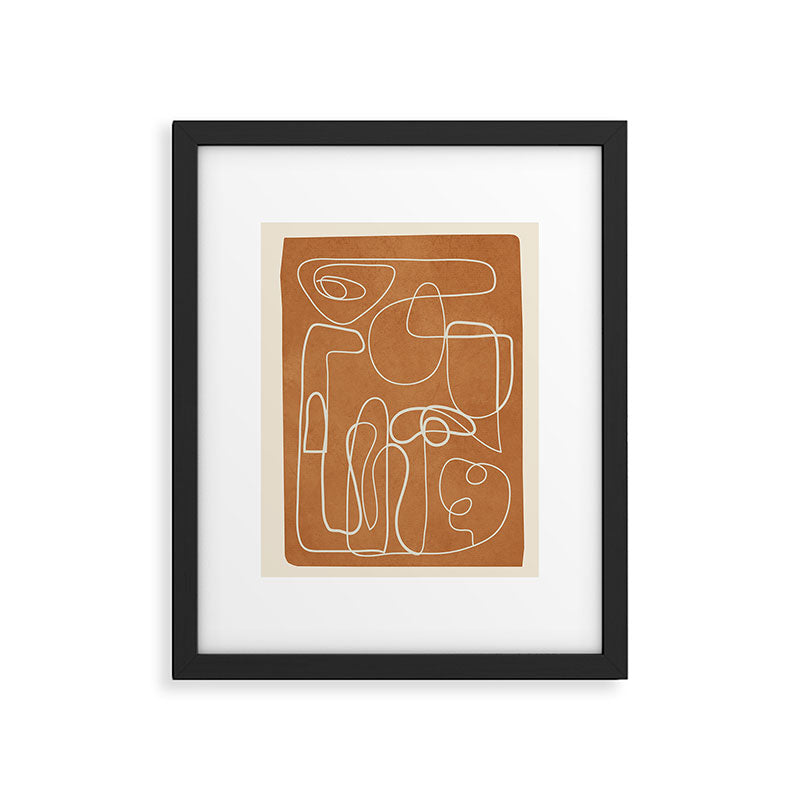 Lines in Space 8 Framed Art Print Gallery Image 5