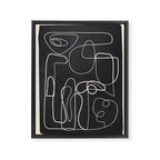 Lines in Space Framed Canvas Print Gallery Image 6