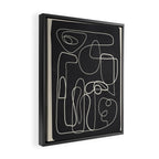 Lines in Space Framed Canvas Print Gallery Image 2