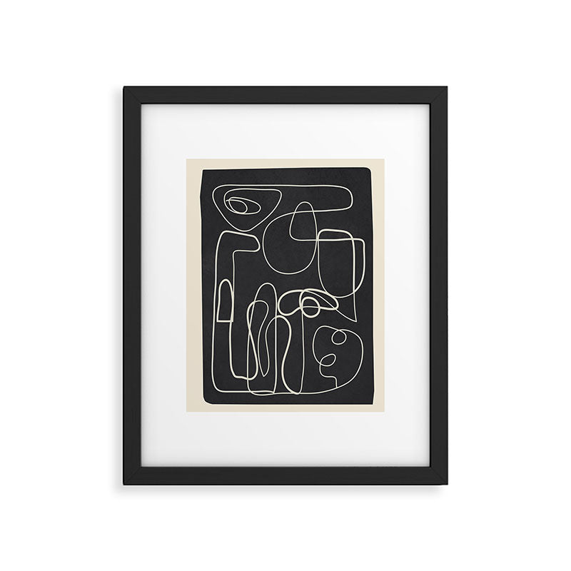 Lines in Space Framed Art Print Gallery Image 5