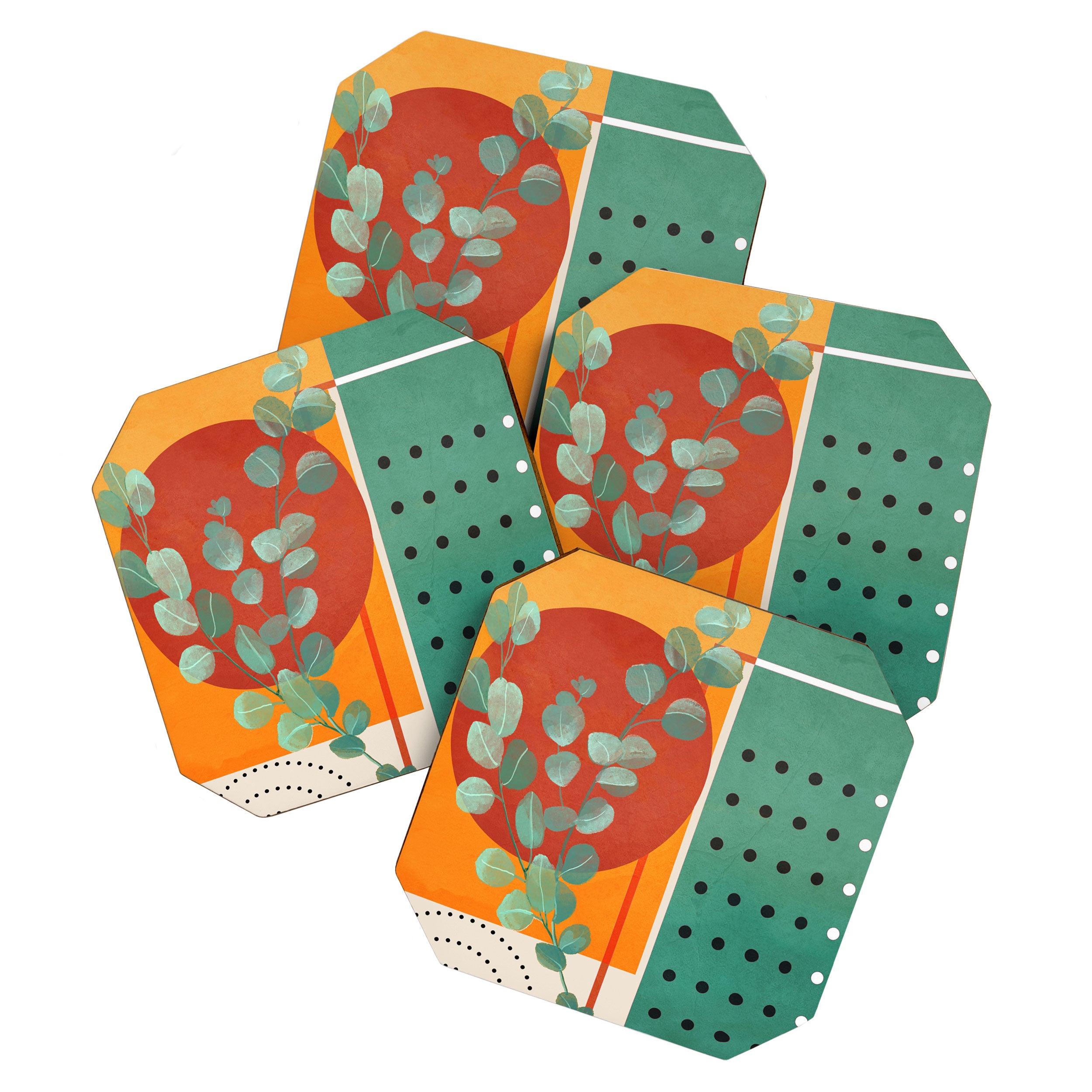 Lines of Nature 4 Coaster Gallery Image 1