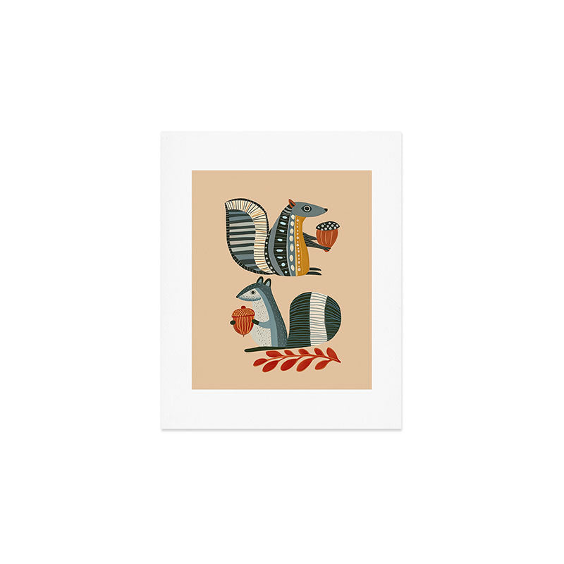 Little Forest Friends Art Print Gallery Image 1