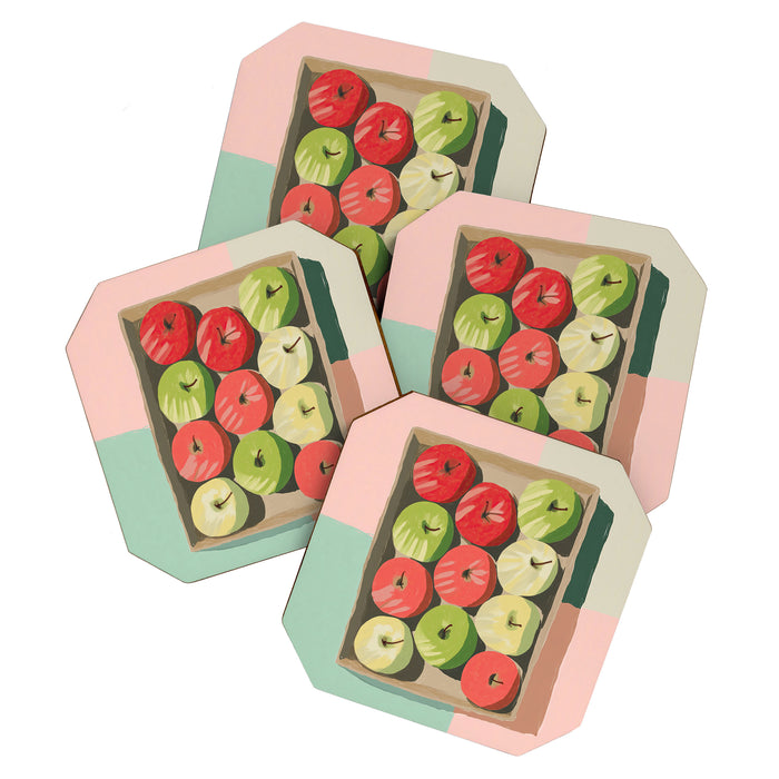 Market Apples Study Coaster Gallery Image 1