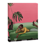 Martini and Monstera Canvas Print Gallery Image 6