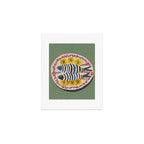Mediterranean Fish Plate Art Print Gallery Image 1