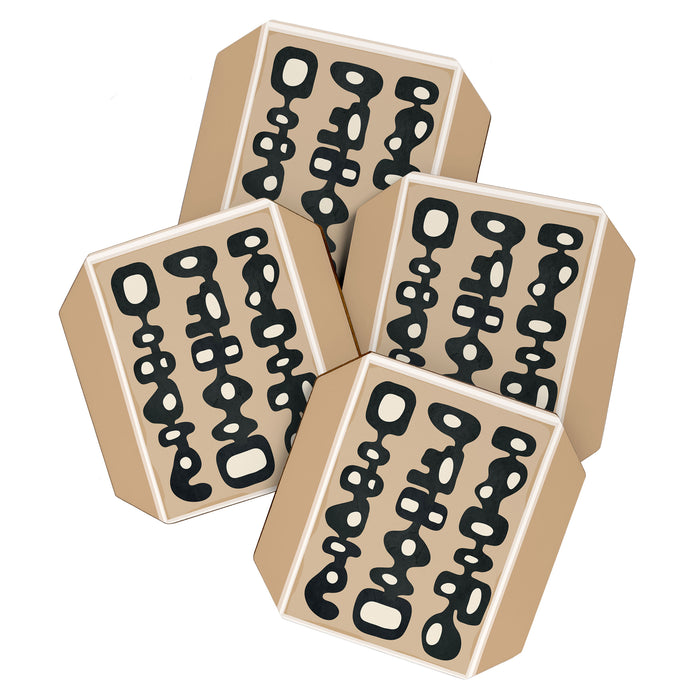 Mid-Century Abstract Balance 01 Coaster Gallery Image 1