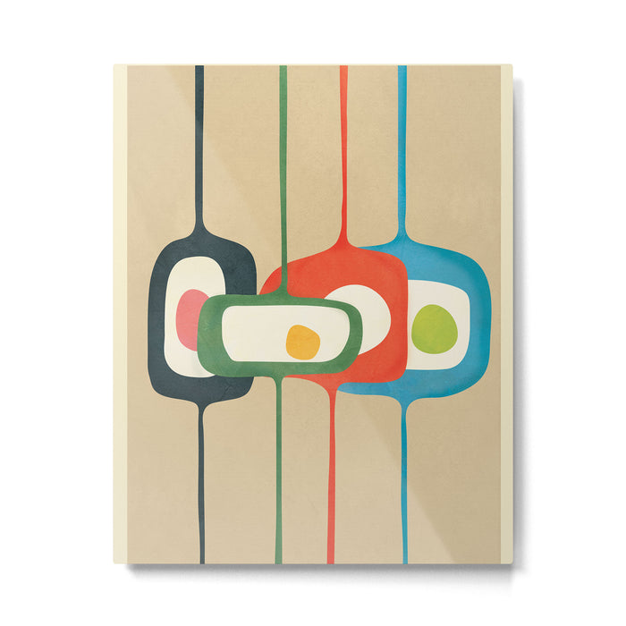Mid-Century Abstract Balance 04 Metal Print Gallery Image 1
