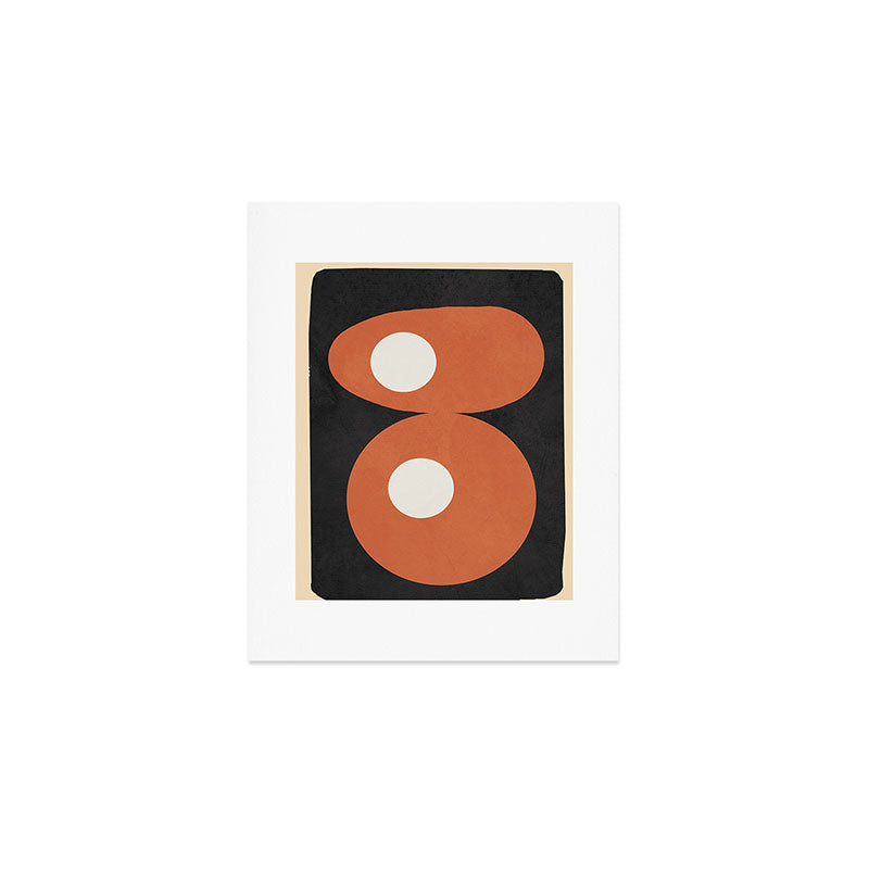 Mid-Century Abstract Balance 09 Art Print Gallery Image 1