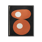Mid-Century Abstract Balance 09 Framed Canvas Print Gallery Image 8