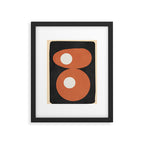 Mid-Century Abstract Balance 09 Framed Art Print Gallery Image 4