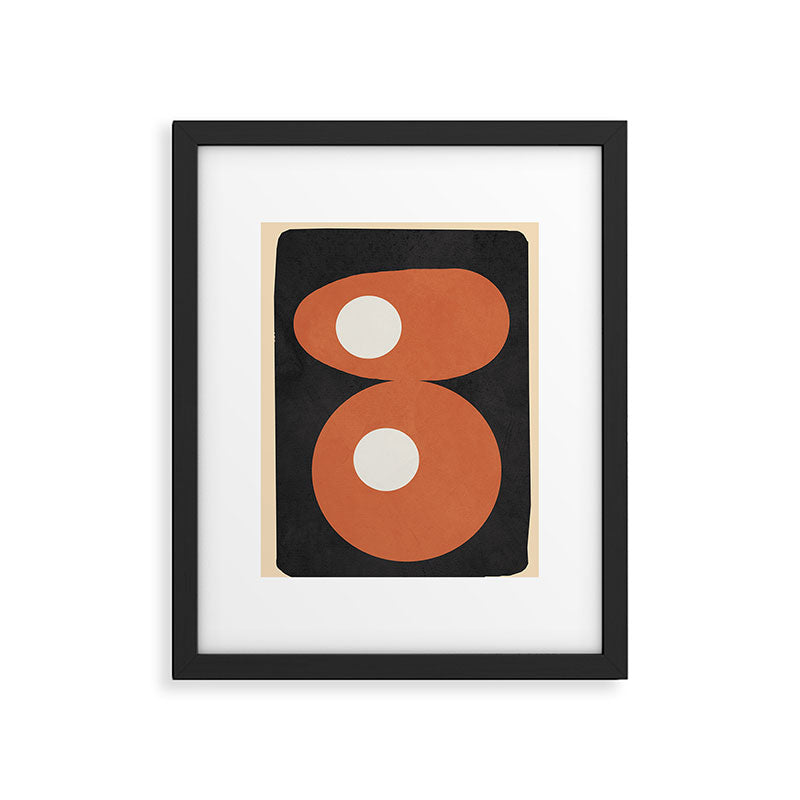 Mid-Century Abstract Balance 09 Framed Art Print Gallery Image 4