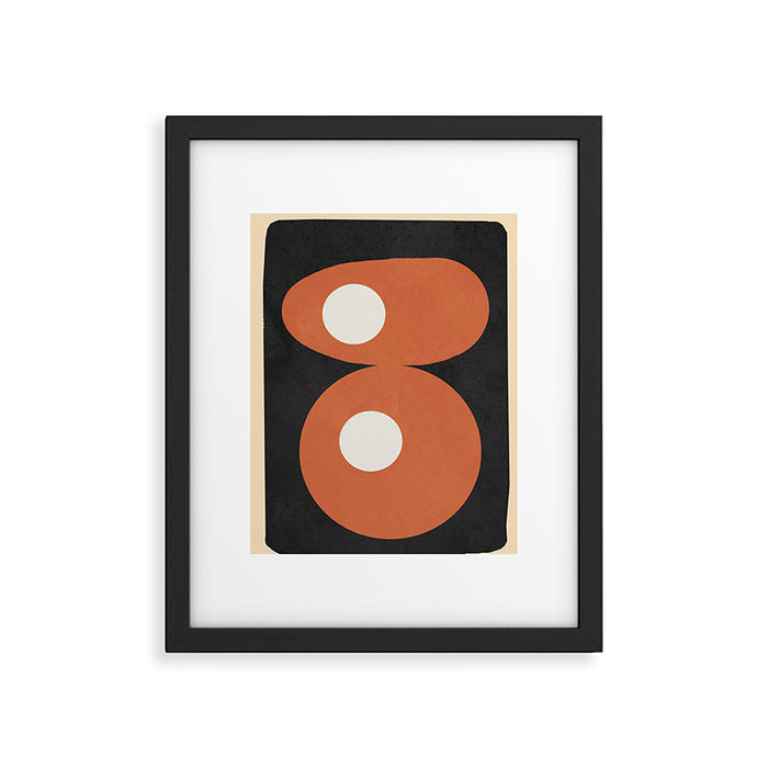Mid-Century Abstract Balance 09 Framed Art Print Gallery Image 1