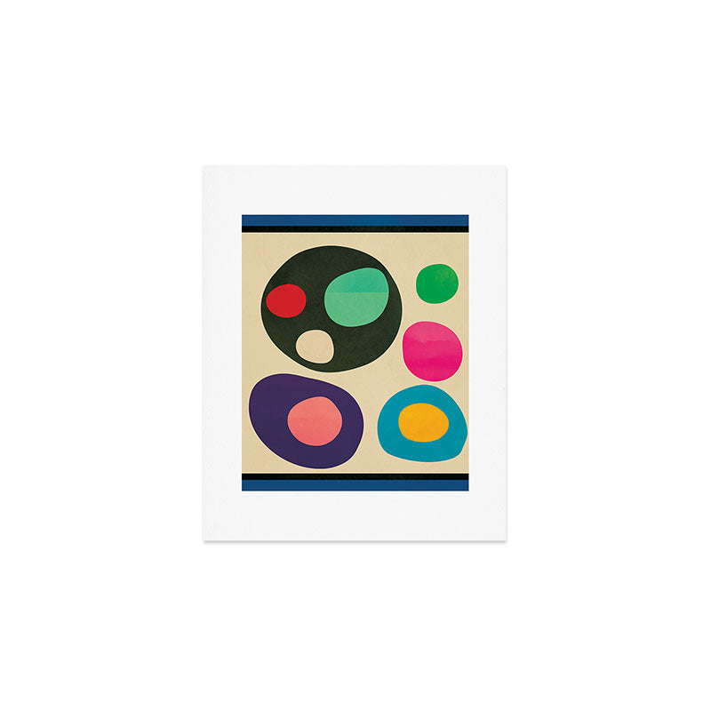 Mid-Century Abstract Balance 11 Art Print Gallery Image 1