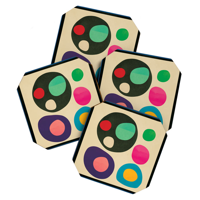 Mid-Century Abstract Balance 11 Coaster Gallery Image 1