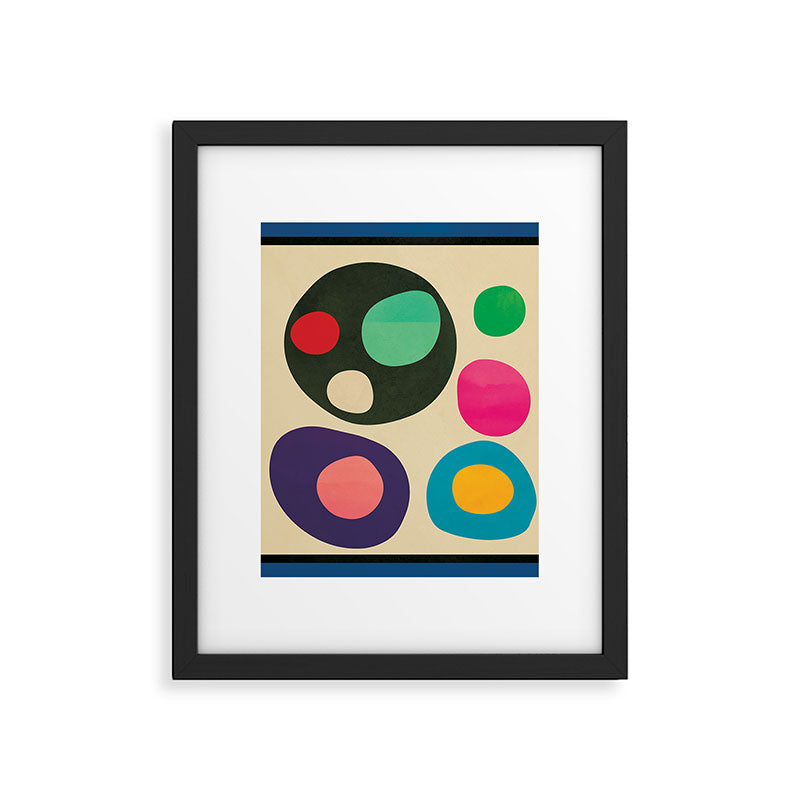 Mid-Century Abstract Balance 11 Framed Art Print Gallery Image 6