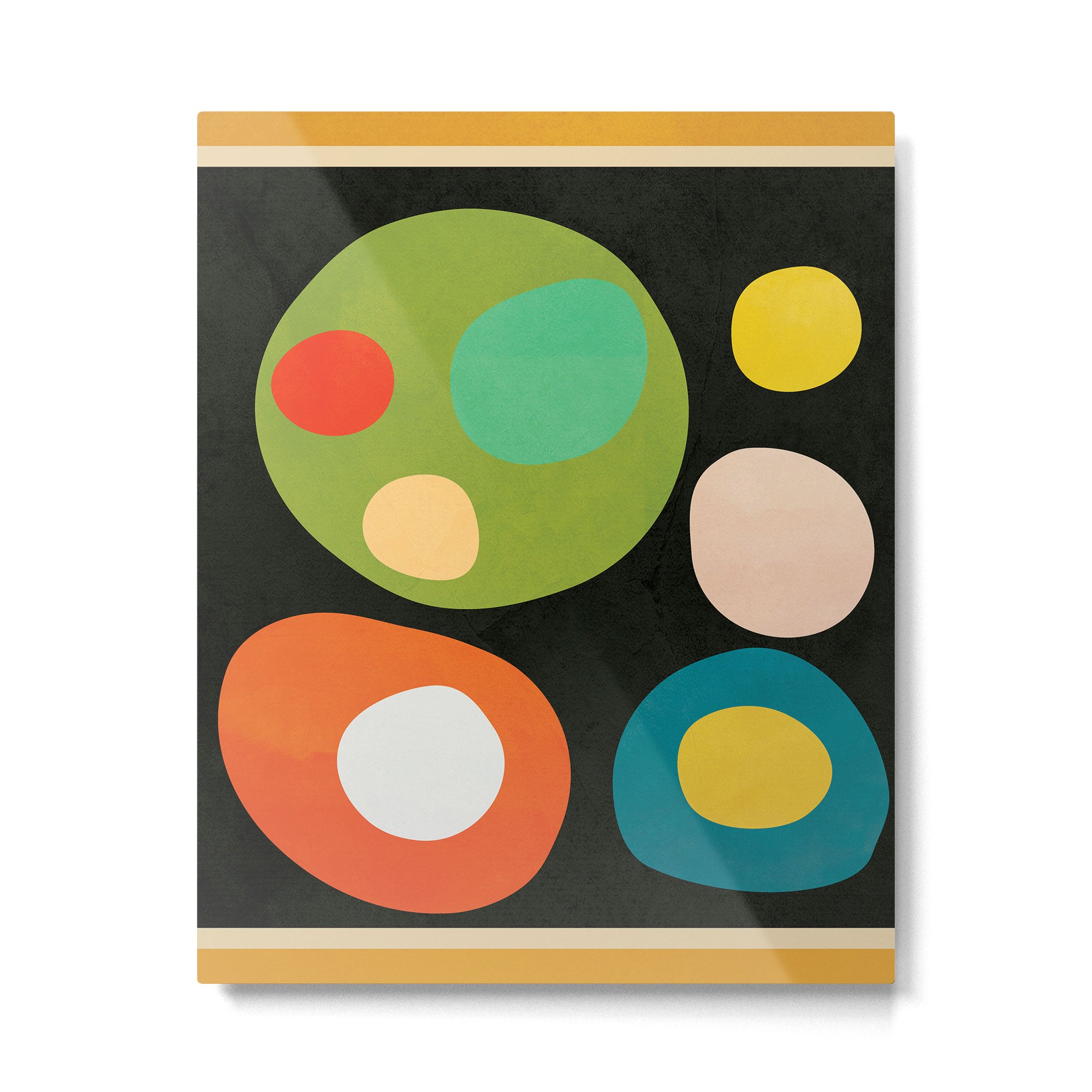 Mid-Century Abstract Balance 13 Metal Print Gallery Image 6