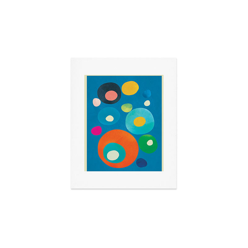 Mid-Century Abstract Balance 14 Art Print Gallery Image 1
