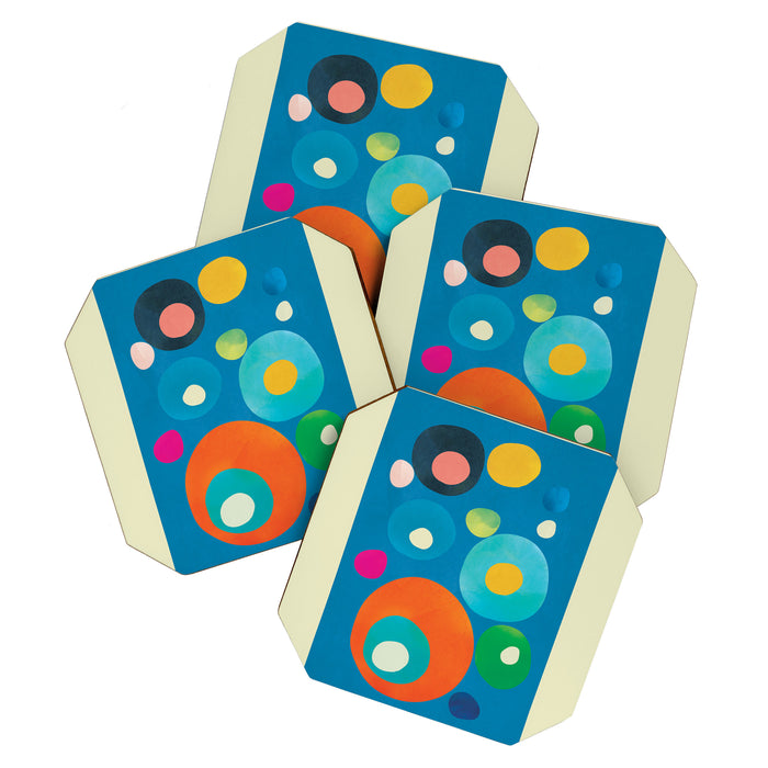 Mid-Century Abstract Balance 14 Coaster Gallery Image 1