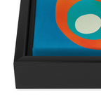 Mid-Century Abstract Balance 14 Framed Canvas Print Gallery Image 3