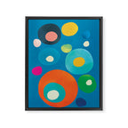 Mid-Century Abstract Balance 14 Framed Canvas Print Gallery Image 8