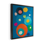 Mid-Century Abstract Balance 14 Framed Canvas Print Gallery Image 2