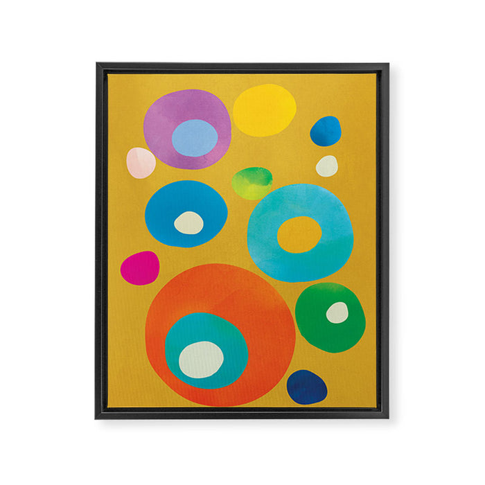 Mid-Century Abstract Balance 16 Framed Canvas Print Gallery Image 1