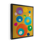 Mid-Century Abstract Balance 16 Framed Canvas Print Gallery Image 2