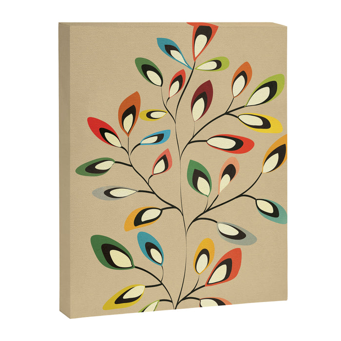 Mid-Century Abstract Branch 02 Canvas Print Gallery Image 1