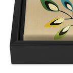 Mid-Century Abstract Branch 02 Framed Canvas Print Gallery Image 3