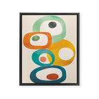 Mid-Century Modern Abstract Art 02 Framed Canvas Print Gallery Image 6