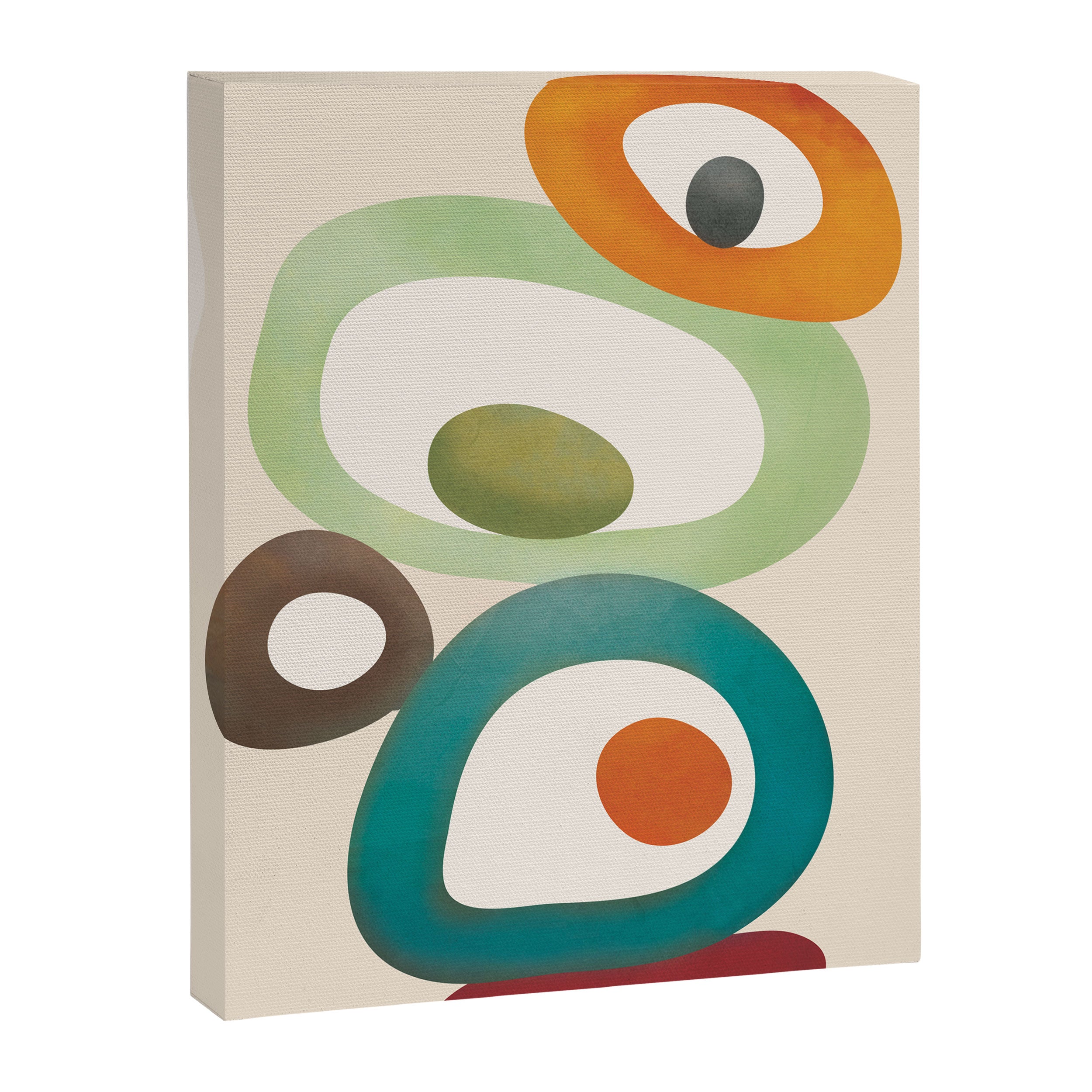 Mid-Century Modern Abstract Art 03 Canvas Print Gallery Image 6
