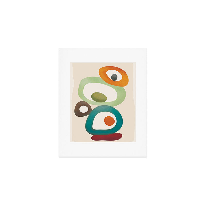 Mid-Century Modern Abstract Art 03 Art Print Gallery Image 1