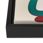 Mid-Century Modern Abstract Art 03 Framed Canvas Print Gallery Image 3