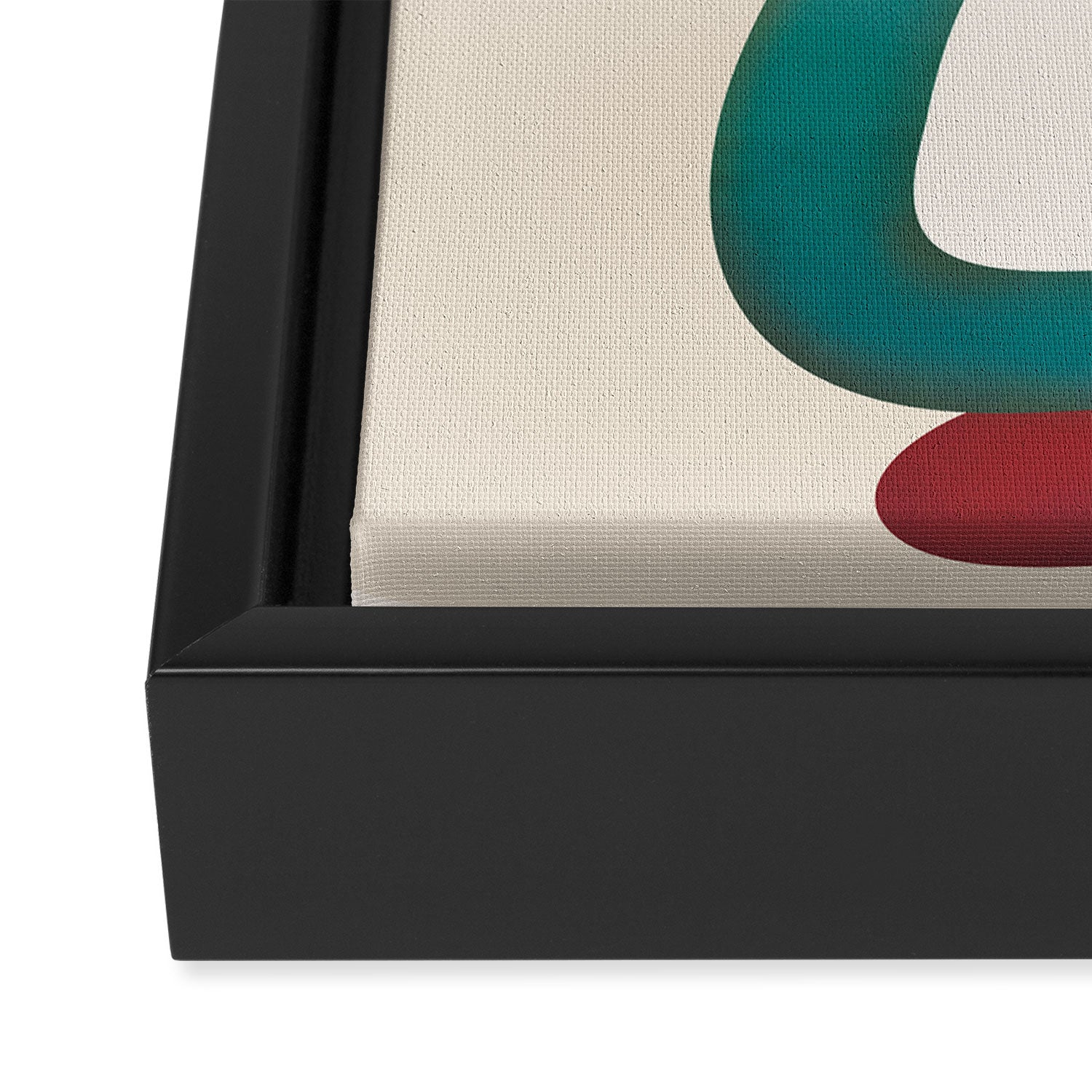 Mid-Century Modern Abstract Art 03 Framed Canvas Print Gallery Image 3