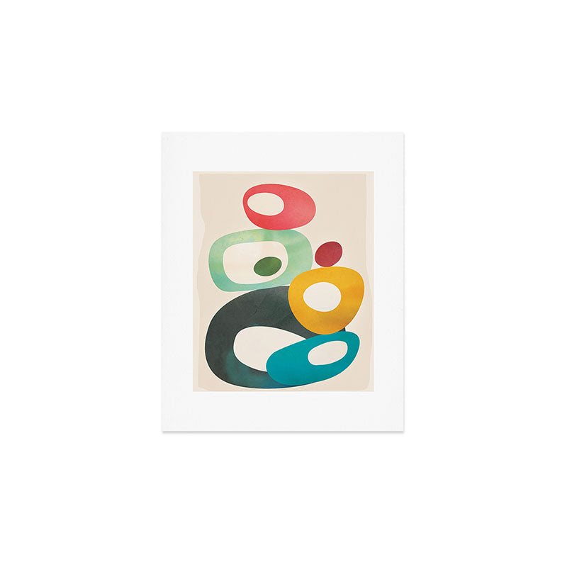 Mid-Century Modern Abstract Art 05 Art Print Gallery Image 1