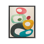 Mid-Century Modern Abstract Art 05 Framed Canvas Print Gallery Image 6