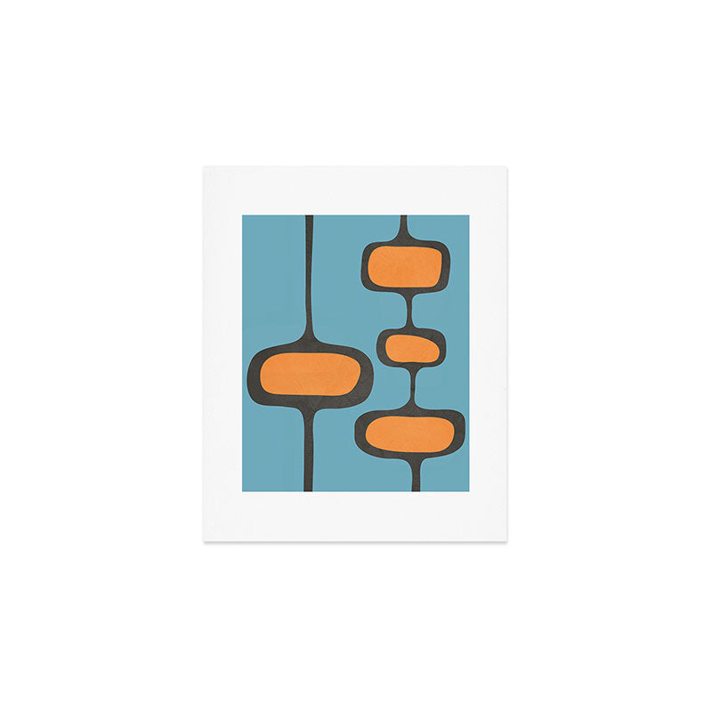 Mid-Century Modern Abstract Art 17 Art Print Gallery Image 1