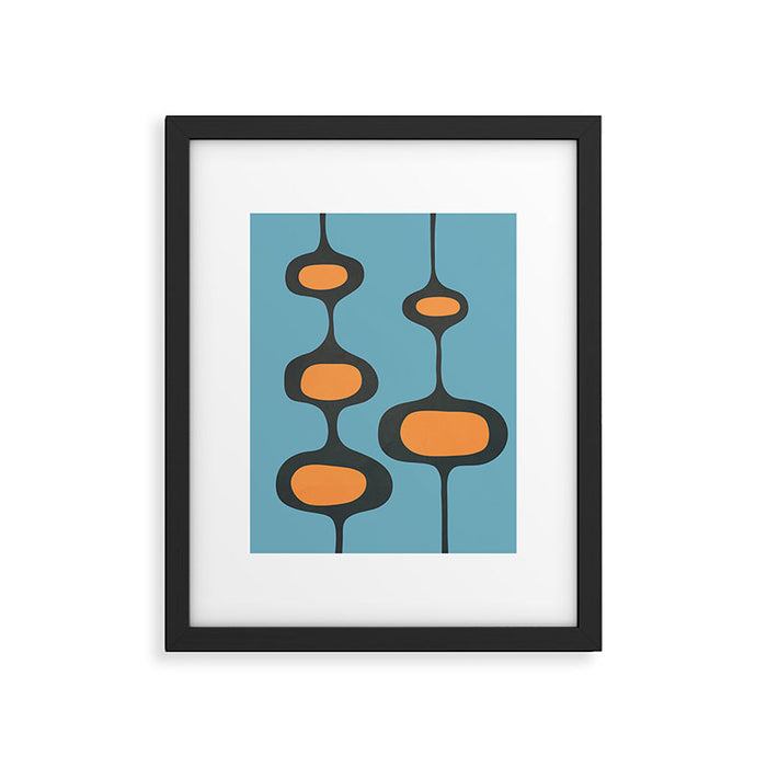 Mid-Century Modern Abstract Art 18 Framed Art Print Gallery Image 1