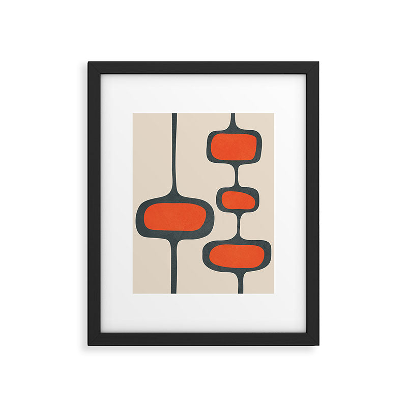 Mid-Century Modern Abstract Art 27 Framed Art Print Gallery Image 5