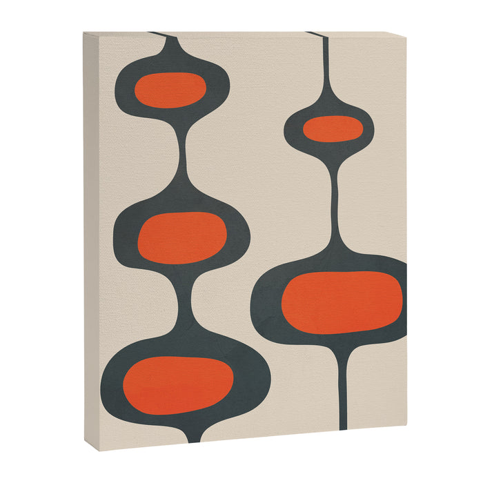 Mid-Century Modern Abstract Art 28 Canvas Print Gallery Image 1
