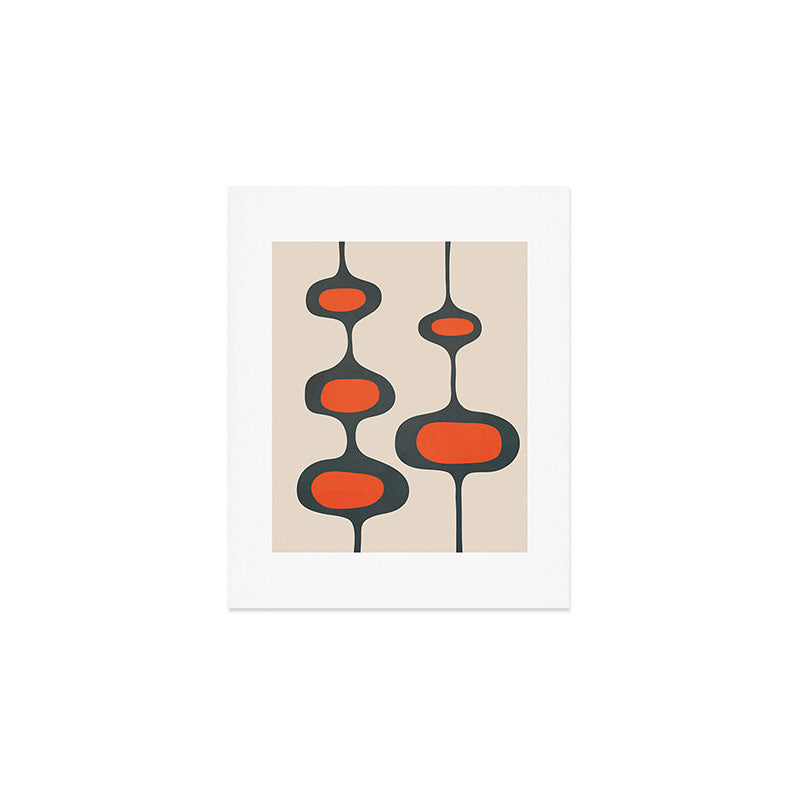 Mid-Century Modern Abstract Art 28 Art Print Gallery Image 1