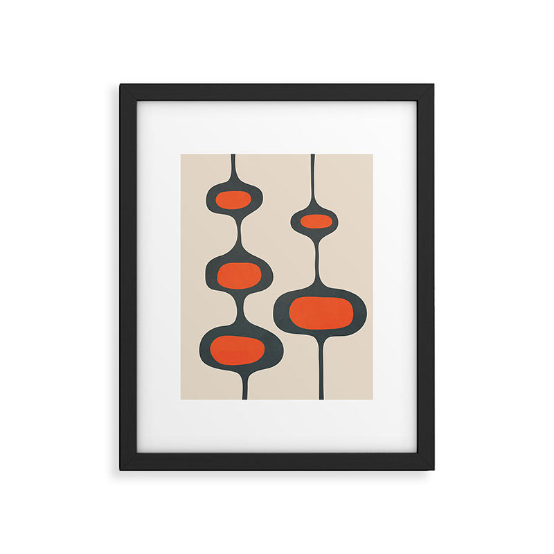 Mid-Century Modern Abstract Art 28 Framed Art Print Gallery Image 5