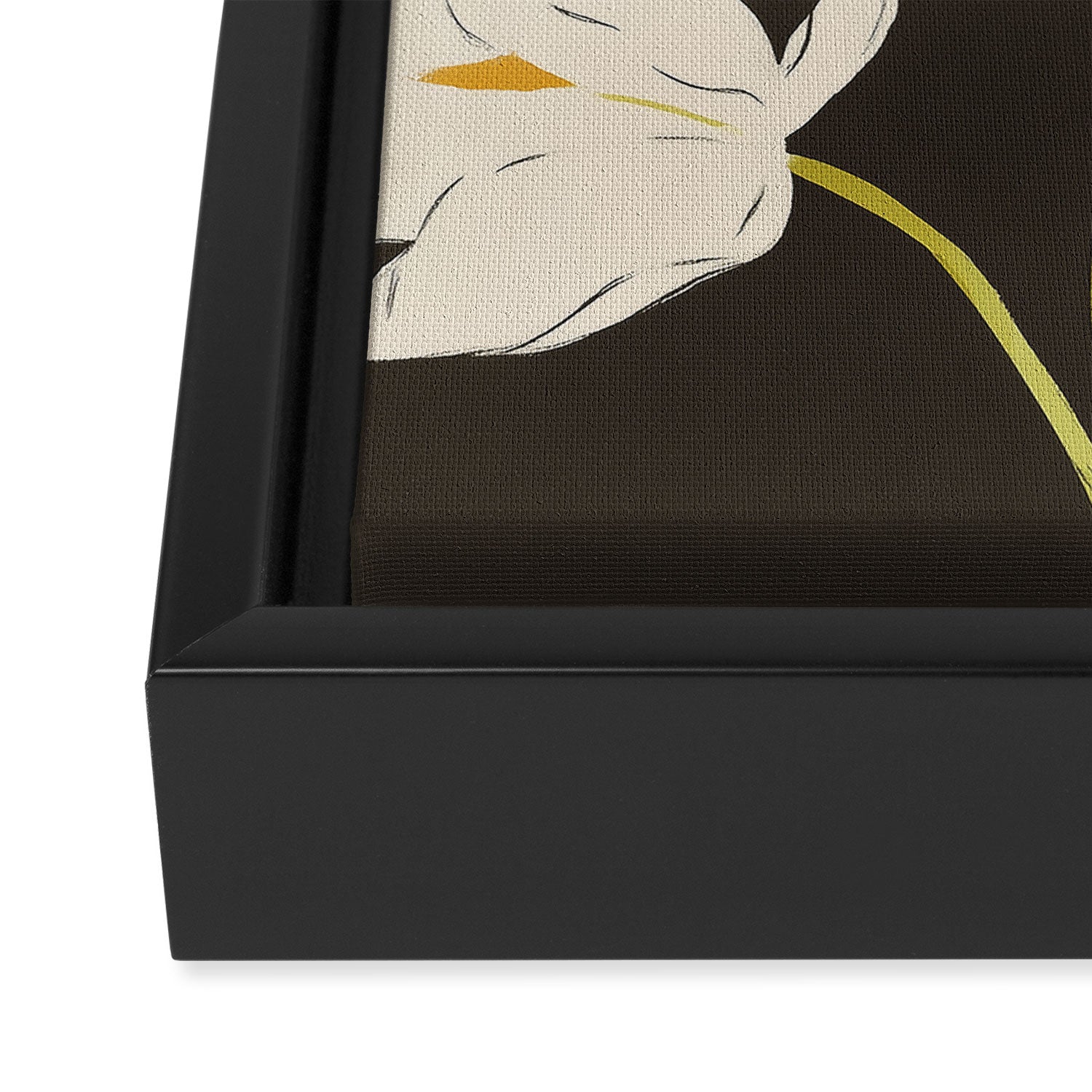 Midnight Bloom Framed Canvas Print Gallery Image 3