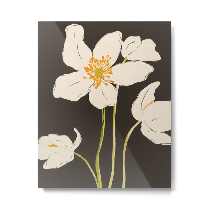 Midnight Bloom Metal Print Gallery Image 1