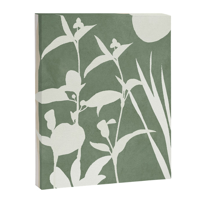 Minimal Abstract Leaves 10 Canvas Print Gallery Image 1