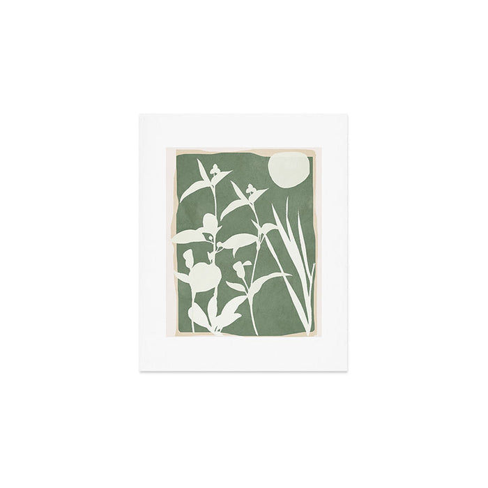 Minimal Abstract Leaves 10 Art Print Gallery Image 1