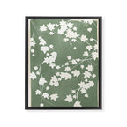 Minimal Abstract Leaves 12 Framed Canvas Print Gallery Image 6
