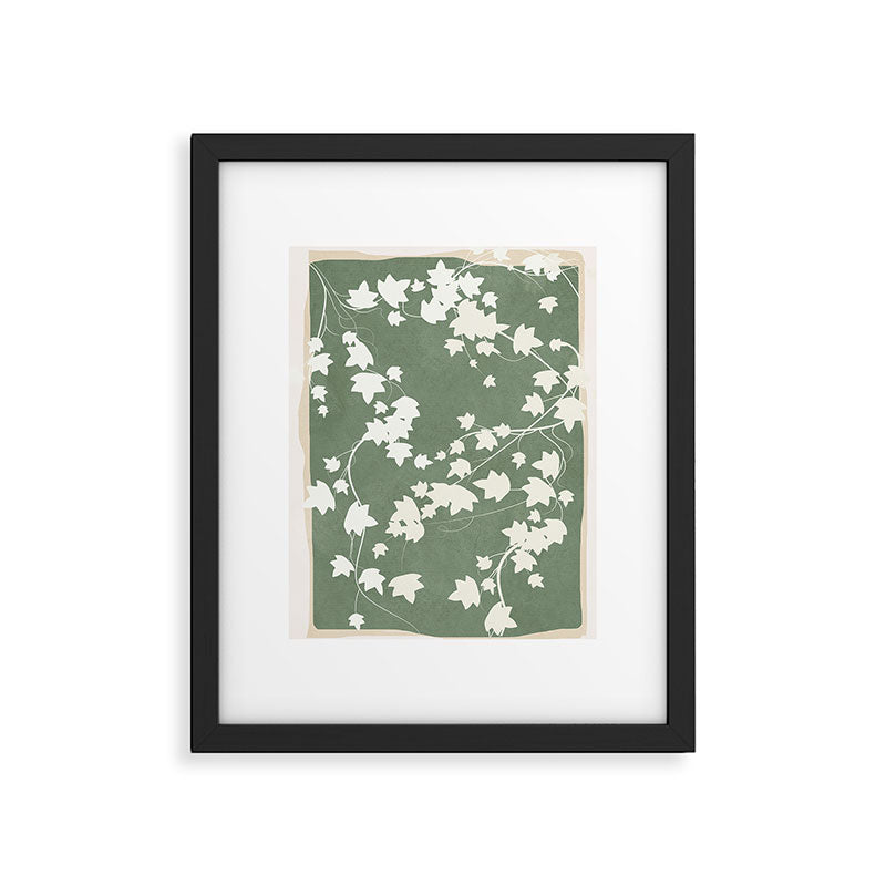 Minimal Abstract Leaves 12 Framed Art Print Gallery Image 5